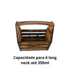 Engradado Para 6 Cerveja Em Mdf  Garrafas Até 350ml