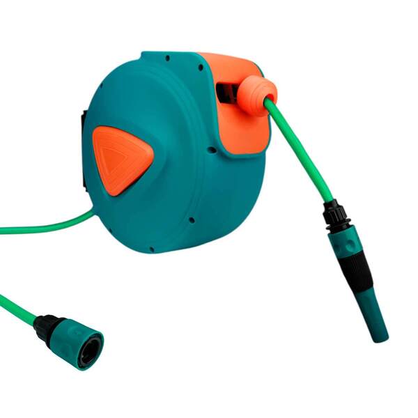 Enrolador Retrátil Automático C/ Mangueira De Água - 10m