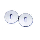 Entrada Para Chave Interna Redonda Cromo Acetinado