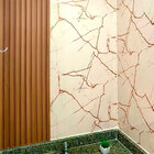 Envelopamento Adesivo Mármore Crema Marfil Dourado Vinílico A