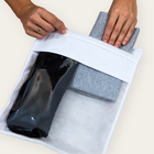 Envelope Organizador Plástico Transparente 2x30x35cm Casa e Ordem