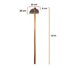 Enxada Estreita Com Cabo