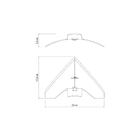 Enxada Para Cultivador 1 Ponta Tramontina Em Aço Sem Cabo