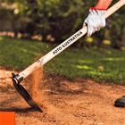 Enxada Sul Estreita Em Aço Cabo Madeira Jardim Horta 150cm