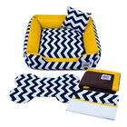 Enxoval Cama De Cachorro Com Zíper Pandora - P - Chevron Amar