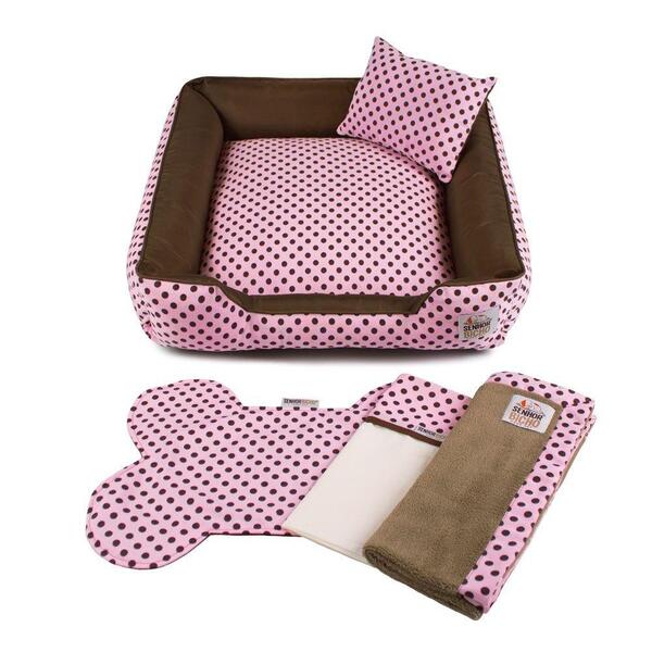 Enxoval Cama De Cachorro Com Zíper Pandora Senhor Bicho - M -