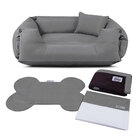 Enxoval Cama De Cachorro Dupla Face Lola Com Proteção - Egg -