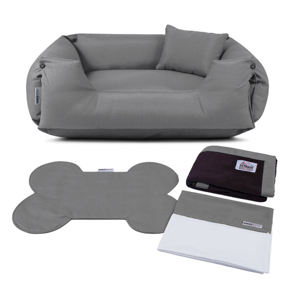 Enxoval Cama De Cachorro Dupla Face Lola Com Proteção - Egg -