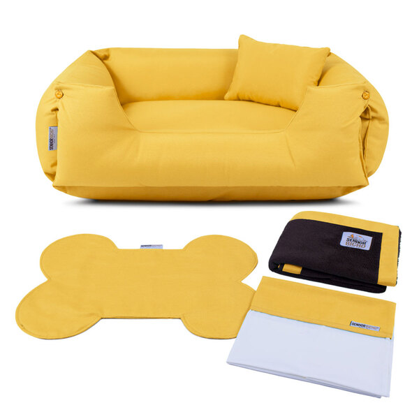 Enxoval Cama De Cachorro Dupla Face Lola Com Proteção - Gg -