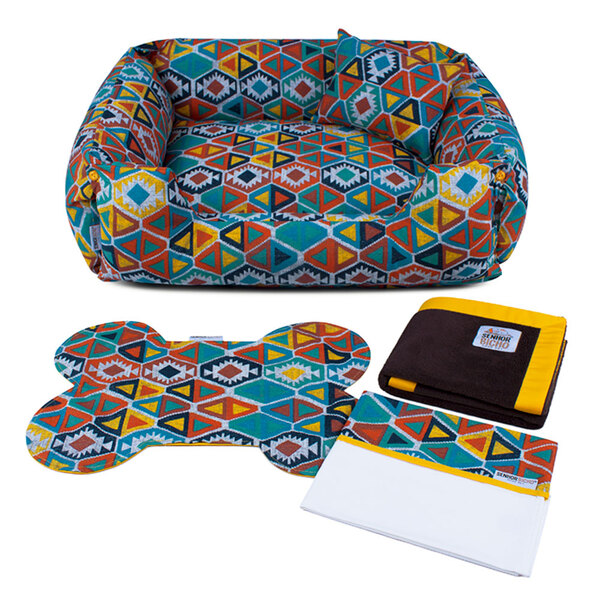 Enxoval Cama De Cachorro Dupla Face Lola Com Proteção - M - I