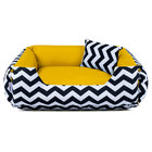 Enxoval Cama De Cachorro Dupla Face Lola - Egg - Chevron Amar