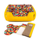 Enxoval Cama De Cachorro Impermeável Lola - M - Colors Amarelo