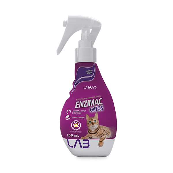 Enzimac Gatos Eliminador De Odores E Manchas Natural 150ml