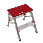 Escada 1 Degrau + 1 Banqueta-bilateral Alumínio Reforçada