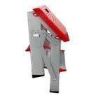 Escada 1 Degrau + 1 Banqueta-bilateral Alumínio Reforçada