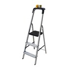 Escada 3 Degraus Metal 1,3m Pro 150kg Botafogo