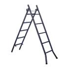 Escada 3 Em 1 Extensiva Em Chapa De Aço 13 E 7 Degraus 390cm