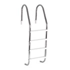 Escada 4 Degraus Aço Inox 16x6x145cm Sibrape