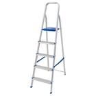 Escada Alumínio 5 Degraus Com Fita Segurança - Mor, Tamanho:
