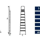 Escada Aluminio 5d Alumasa - Unico