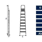 Escada Aluminio 6d Alumasa - Unico