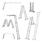 Escada Alumínio Multifuncional 8 Em 1 Espaçofix 4x4