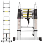 Escada Alumínio Telescópica 5.6 M 18 Degraus