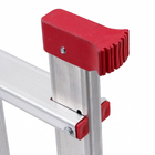 Escada Articulada 4x3 12 Degraus em Alumínio 3,35m Botafogo