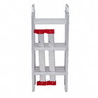 Escada Articulada 4x3 12 Degraus em Alumínio 3,35m Botafogo