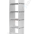 Escada Articulada Multifuncional De Alumínio Com 24 Degraus (