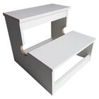 Escada Auxiliar 2 Degraus Mdf Branco