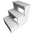 Escada Auxiliar 3 Degraus Mdf - Branco