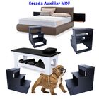 Escada Auxiliar 3 Degraus Mdf - Preto