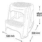 Escada Banqueta Banquinho 2 Degraus Empilhavel Multiuso Domes