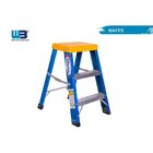 Escada Banqueta Em Fibra Premium 0,60m 2 Degraus E Patamar Wb