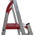 Escada De Alumínio 5 Degraus Duplos Linha Prática