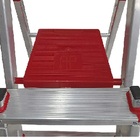 Escada De Alumínio 5 Degraus Duplos Linha Prática