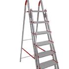 Escada De Alumínio 7 Degraus Duplos Linha Prática