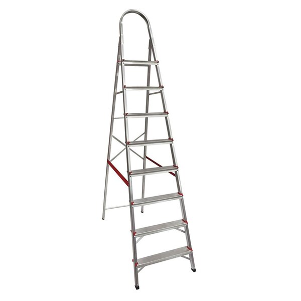 Escada De Alumínio 8 Degraus New Star Art Factory