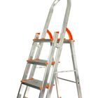 Escada De Alumínio Ágata Com 4 Degraus Duplos