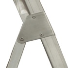 Escada De Alumínio Art Factory 09 Degraus Com  Corrimão Duplo