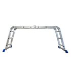 Escada De Alumínio Articulada 4x3 Com 12 Degraus - Alumasa