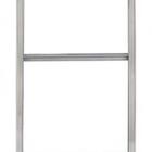 Escada De Alumínio De Encosto Paralela Com 08 Degraus