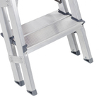 Escada De Alumínio Dupla 2 Degraus Natural 120kg Reisam