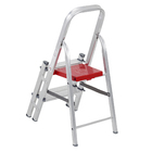 Escada De Alumínio Dupla 2 Degraus Natural 120kg Reisam