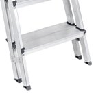 Escada De Alumínio Dupla 3 Degraus 1,08 Metros - Reisam