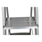 Escada De Alumínio Dupla 3 Degraus Natural 120kg Reisam