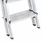 Escada De Alumínio Dupla 7 Degraus 1,96 Metros - Reisam