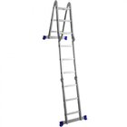 Escada De Alumínio Mor Multifuncional 4x3 12 Degraus Capacida