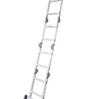 Escada De Alumínio Multifuncional 4x2 - 8 Degraus - 2,29m Ex